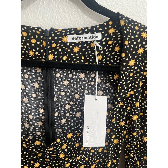 Nwt Reformation Hunt dress Carolina Midi  size 2 - Picture 3 of 5